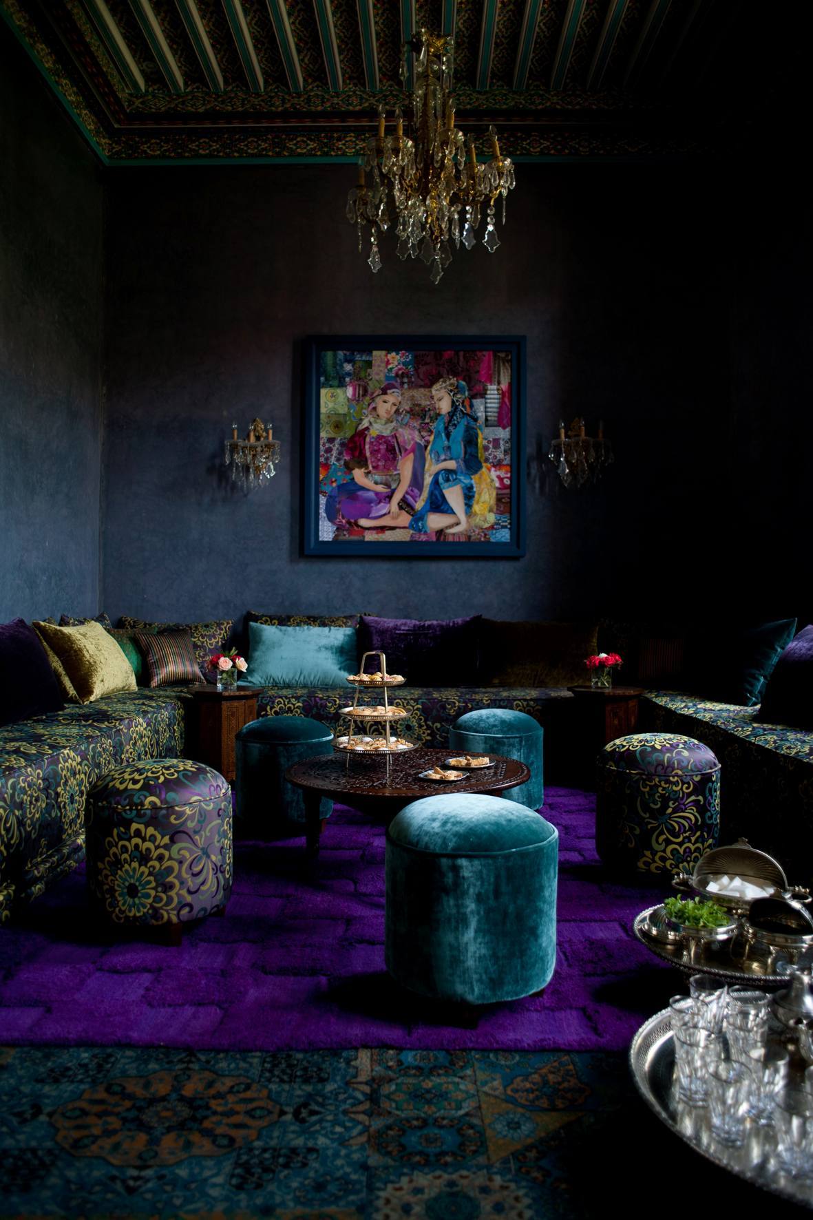 Tigmiza Boutique Hotel & Spa Ouled Jelal Interiør billede The interior of the nightclub